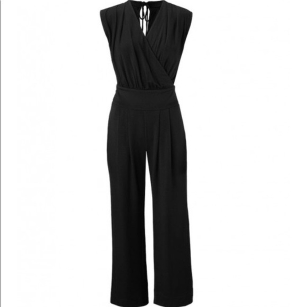 CAbi Downtown Jumpsuit Pants Black Medium 5577 - Picture 1 of 8